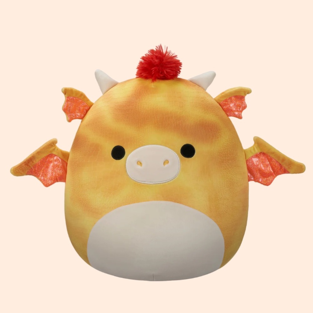 16-Inch Dieric the Yellow Dragon Squishmallow